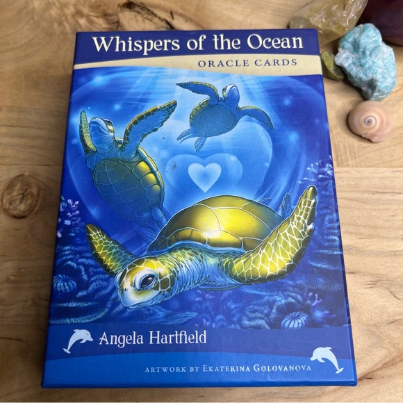 Whispers of the ocean oracle cards. Tarot. EUC with guidebook. Angela Hartfield. - Picture 3 of 4